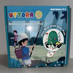 Outdoor Explorer Kit Uttora Model F9-72 binoculars,magnifiers, compass, more NEW